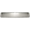 thumbnail image 3 of Titanium Brushed 4mm Half Round Band (Size 8.5) Made In China tb6-8.5, 3 of 5
