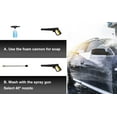 thumbnail image 5 of Seizeen Electric Pressure Washer 3380 PSI at 2.6 GPM 1800W Water Pressure Washer, IPX5, 5 of 9