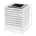 thumbnail image 6 of Mindful Design - Candle and Fragrance Wax Warmer - Modern Cut White, 6 of 6