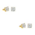 thumbnail image 2 of Sonducket Colgante de tuerca con purpurina, accesorios populares, pendientes de fiesta de aleación cuadrada brillante, pendiente sencillo, empresa de Transparente 2piezas Sonducket CBP304858, 2 of 5
