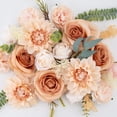 thumbnail image 2 of Artificial Flowers,Artificial Roses Combo Box Set,  Nude Color Silk Faux Flowers with Stems for Bridal Bouquets DIY Centerpieces Decoration Floral Arrangements Party Baby Shower Home Cake Decor, 2 of 7
