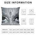 thumbnail image 5 of COMIO  Glitter Eyelash Throw Pillow Covers for Eyes Pattern Design Pillow Covers Home Decor Modern Simple Lovely Square Cushion Covers, 5 of 5
