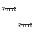 thumbnail image 4 of maskred Decorative Key Rack Holder Hanger Entryway Organization Wall Mounted Dog 2Set, 4 of 6