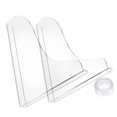 thumbnail image 4 of Protector Transparente Contra Salpicaduras De Ducha, Acrílico, 2 Uds., Protectores De Agua Para Bañera, Respaldo Adhesivo Para Evitar Fugas, Larga Duración Para, 4 of 7