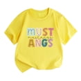 thumbnail image 2 of Soki Summer Clothes New Short Sleeve Graphic T-Shirt Round Neck Tops for 2-14 Years Girls, 2 of 3