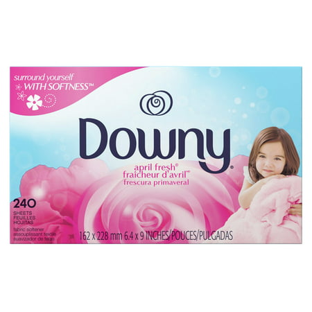 Downy April Fresh Fabric Softener Dryer Sheets, 240