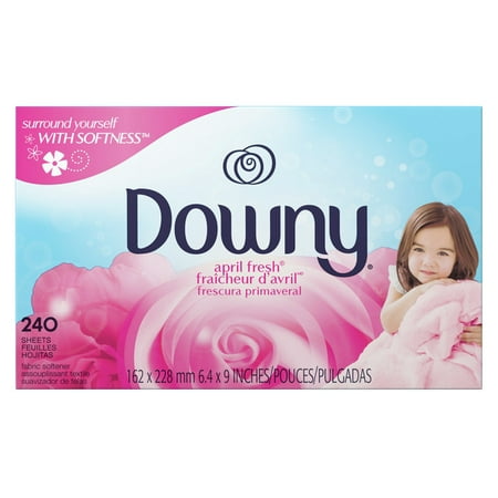 - Downy April Fresh Fabric Softener Dryer Sheets, 240 count