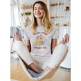 thumbnail image 2 of Happy Mind Happy Life T-Shirt Women -Smartprints Designs, Female x-Large, 2 of 4