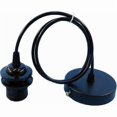 thumbnail image 1 of E27 Pendant Bracket, E27 Pendant Accessories with 0.5m Cable (Black), 1 of 5