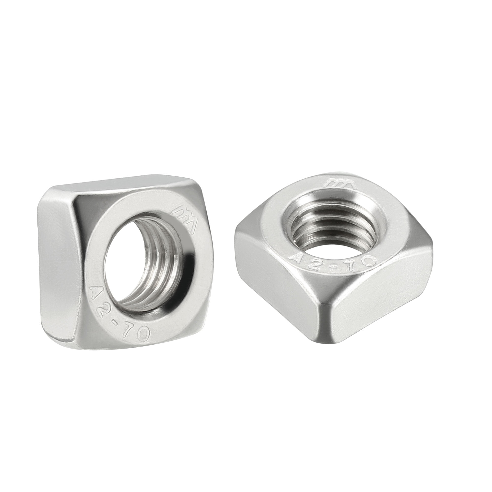 SUS Stainless Steel Square Nuts Fit for Metric Screw Bolts M4 M5 M6 M8 M10 
