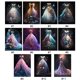 thumbnail image 4 of Cuadros Decorativos 5D bricolaje ronda completa taladro diamante pintura vestido de boda Kit Home Decor (B6421) Wdftyju de costura negro 4 estilos, 4 of 5