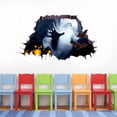 thumbnail image 2 of Wall Stickers,Sticker Mural Halloween Decal Decor Wall Floor Household Room Happy 3D Removable Home Decor Custom Stickers, 2 of 8