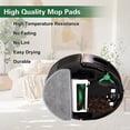 thumbnail image 5 of 6 Pack Mop Cloth Compatible with iRobot Roomba Combo Essential Y0140 Y0110 Y0540 Q0520, 105/104 Combo Robot Vacuum Cleaner, Microfiber Washable Mop Pad Replacement Accessories Parts, 5 of 14
