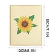 thumbnail image 3 of SouMaox Sunflower Greeting Card Three Dimensional Paper Carving Birthday Anniversary Card Handmade Unique Floral Keepsake Gift Set Envelope, 3 of 9