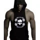 thumbnail image 1 of Camiseta Deportiva Con Capucha Sin Manga Hombre Playera Gym, 1 of 2