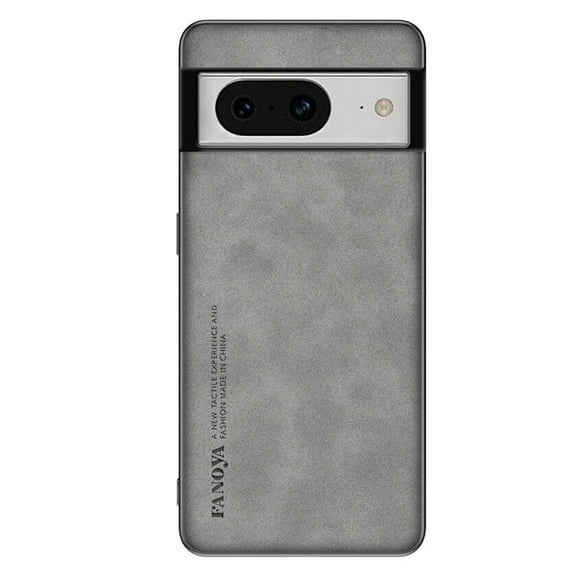Decase for Google Pixel 8A,Google Pixel 8A Slim Case Soft TPU Bumper Shockproof Anti-Scratch Skin-Feel Matte PU Leather Lightweight Phone Shell for Google Pixel 8A (2023 Release),Gray