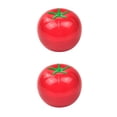 thumbnail image 1 of Toystoory Caja de almacenamiento de alimentos de plástico con forma de vegetales, organizador reutilizable, refrigerador, contenedor doméstico, Tomate 10x10x9cm 2piezas Toystoory CBP032404, 1 of 5