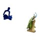 thumbnail image 5 of Escultura de figura humana de pensador abstracto, estatua de animal de , adorno decorativo, colección versátil para escritorio de oficina, ba, 5 of 8