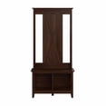 thumbnail image 4 of Pemberly Row Hall Tree with Shoe Storage Bench in Bing Cherry - Engineered Wood, 4 of 12