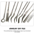 thumbnail image 3 of 10Pcs Handcrafts Shaping Files Wood and Metal Work DIY File Carving Grind Tool, 3 of 5