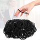 thumbnail image 4 of 120 Pieces Black Hair Ties for Thick Hair Bulk Hair Ties Ponytail Holders Hair Elastics Bands for Women or Men, 4 of 4