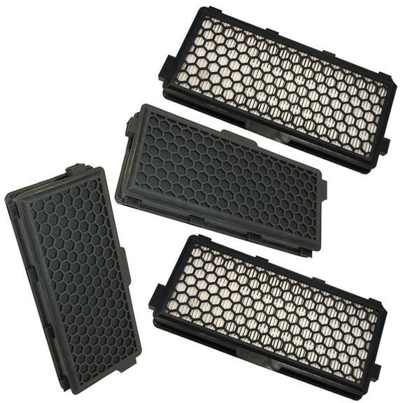 HQRP Active HEPA Filter 4-Pack for Miele SF-AH50 SF-AH 50 AH 50 AH50 05996883 05996882 07226170 AirClean 50, HA 50, 09616280 AAC 50, 09616110 HEPA AirClean 50 Vac Vacuum