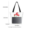 thumbnail image 3 of Salouo Hello Summer Gnome 2 for Shoppers Tote for Women Foldable Handbags with Big Capacity Casual One-Shoulder Shopping Bag Hobo Bags Fit for Office/Shopping/Park, 3 of 6
