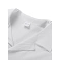 thumbnail image 4 of Kmbangi Men Long Sleeve Shirts Solid Color Loose Casual Button down Tops with Pockets Spring Clothes for Beach Streetwear, 4 of 9