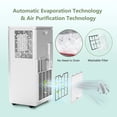 thumbnail image 5 of Portable Air Conditioner 10000 BTU, 3-in-1 AC Unit with Cooling, Dehumidifier & Fan, Quiet Operation with Remote Control & 24H Timer, Window Kit Included for Rooms up to 550 Sq.Ft., 5 of 8