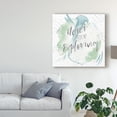 thumbnail image 3 of Trademark Fine Art 'Wonderful World VIII Blue Green' Canvas Art by Laura Marshall, 3 of 4