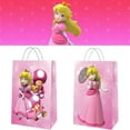 thumbnail image 3 of Princess Peach Party Gift Bags, Birthday party bags, Cartoon candy bags, Party Decoration Supplies（16 Pcs:8.26"×5.9"×3.15"）, 3 of 4