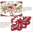 thumbnail image 3 of Salvamanteles de Encaje Retro Unique Bargains 2 Paquetes 12X16 Pulgadas Rojo, 3 of 7