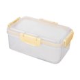 thumbnail image 3 of Contenedor de almacenamiento de alimentos, caja de aperitivos y ensaladas sellada, portátil con tapas, fiambrera de frutas, contenedor de comida para M, 3 of 8
