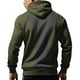 thumbnail image 5 of pstuiky hombres de manga larga, Suéter informal de moda para hombre, color liso, con capucha y manga larga top de hombre xxl, 5 of 9