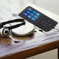 thumbnail image 1 of MP4 Player Portable, Memory Card Ultra Thin 1.8 Support Small Inch LCD Media Music With Accessories For Students Black, 1 of 8