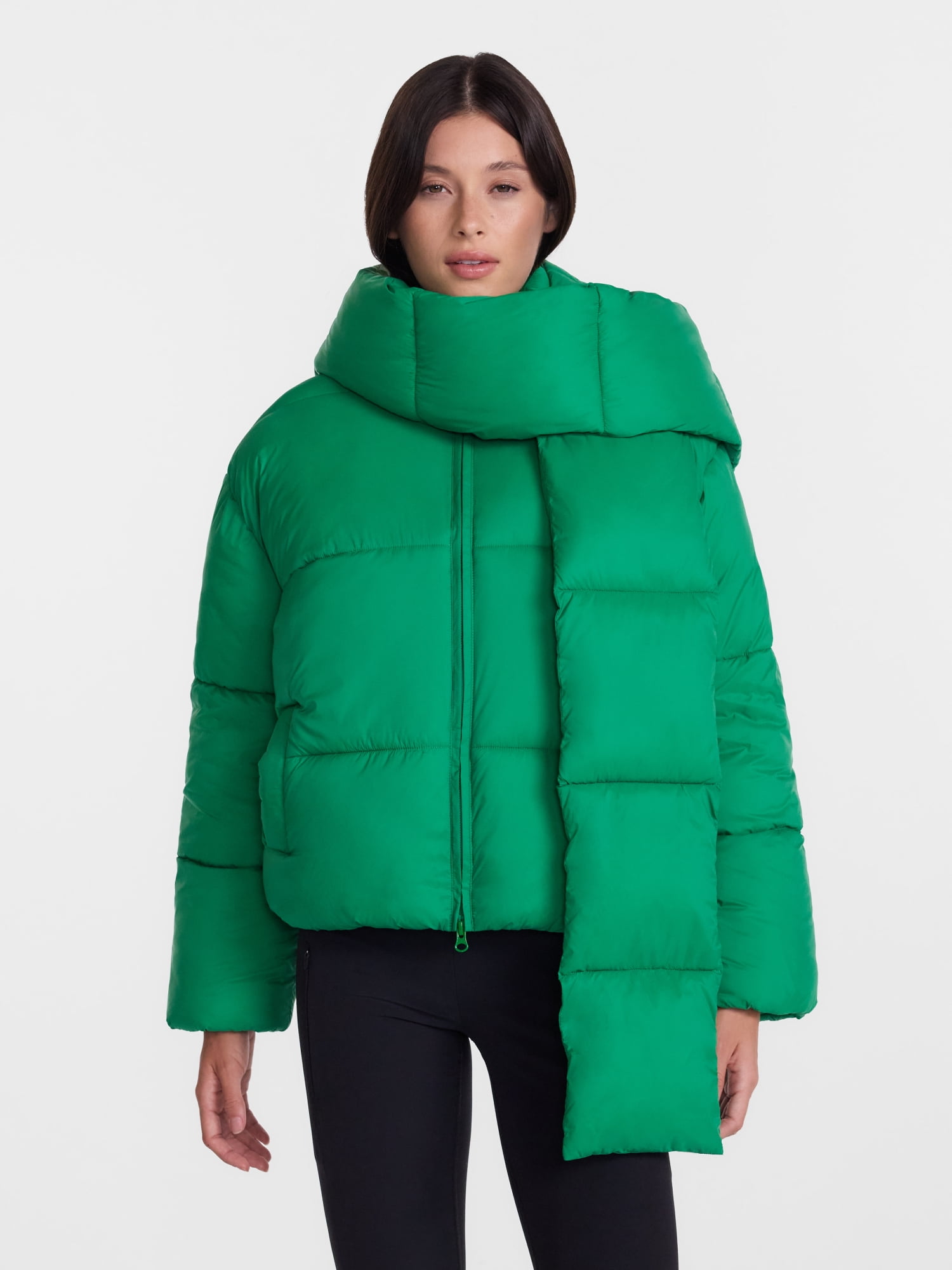 Avia Women's and Women's Plus Water and Wind Resistant Puffer Jacket, Sizes XS-3X