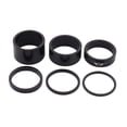 thumbnail image 1 of 6 uds espaciador de auriculares para bicicleta Colamx modificación componentes herramienta de repuesto bicicletas Negro, 1 of 8