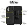 thumbnail image 4 of OtterBox Defender Series Pro Phone Case for Apple iPhone 11 - Black, 4 of 11