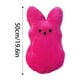 thumbnail image 2 of Easter Bunny Peep Plush Doll, Adorable Pink Bunny Plush toy Soft and Cuddly Stuffed Animal for Kids and Adults, Gifts and toys That Everyone Need During Easter(Hot Pink), 2 of 5