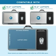 LapGear Home Office Lap Desk, Silver Carbon