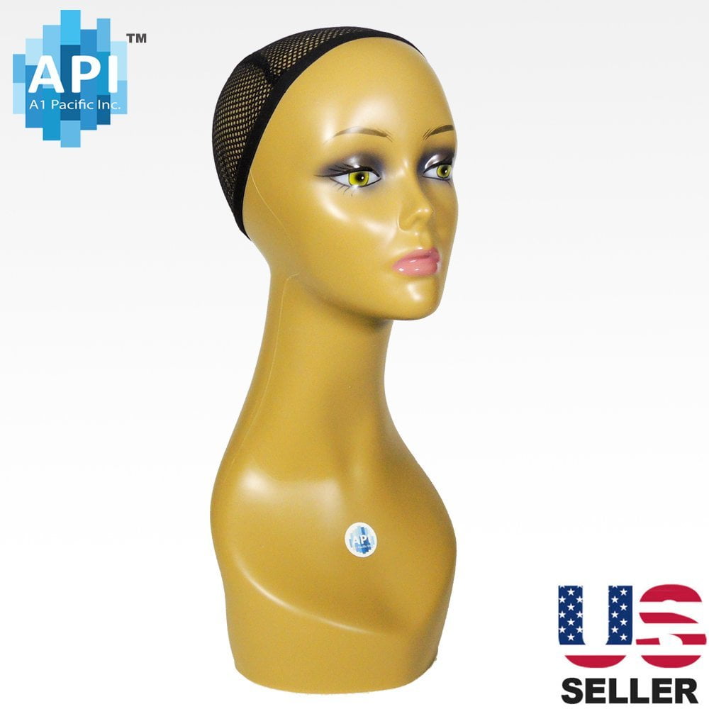 Hats 18 Female Life size Mannequin Head for Wigs Sunglasses Jewelry Display B2 