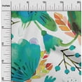 thumbnail image 1 of oneOone Cotton Jersey White Fabric Florals Sewing Fabric By The Yard Printed Diy Clothing Sewing Supplies 58 Inch Wide-RSE, 1 of 4