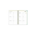 thumbnail image 2 of Blue Sky Day Designer Flower Field Mint - Planner - 2024-2025 - week/month to view - wire-bound - pocket - 3.62 in x 6.14 in - green floral pattern - plastic, 2 of 8