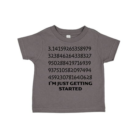 

Inktastic I m Just Getting Started- Pi Day Numbers Gift Toddler Boy or Toddler Girl T-Shirt