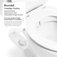 thumbnail image 2 of Brondell Fresh Spa Adjustable, Bidet Attachment FSA-15 for Toilet Seats with Adjustable Single Nozzle, Side Arm Control, Thin Profile, White (Ambient Temperature), 2 of 7