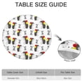 thumbnail image 6 of Cute Hedgehog Apple Round Fitted Tablecloth with Elastic Edge,Dining Table Cover Waterproof,Outdoor Round Tablecloth for Camping,Dining,Indoor and Outdoor, 6 of 7