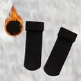 thumbnail image 4 of Calcetines térmicos antideslizantes suaves para mujer Perfecl de lana informales Negro, 4 of 8