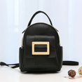 thumbnail image 1 of LinYooLi Big Capacity Women Backpack Fashion Color Matching Small Backpack Ladies Shoulder Crossbody Bag Soft Leather Female Mini, 1 of 6