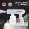 thumbnail image 2 of Pulverizador desinfectante de mano con atomización nano de 800 ml, pistola rociadora de agua recargable con luz azul, máquina de desinfección para el hogar, atomizador, 2 of 5