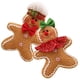 thumbnail image 3 of GOOHOCHY 2pcs fieltro colgante adorno de árbol de Navidad colgante de jengibre colgante de pan de jengibre, 3 of 7